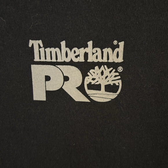 Timberland Pro Blue Collar Breed Front and Back Graphic Black T-Shirt size M/L - Picture 3 of 8